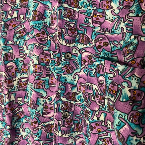 Amazing Big Head Cat all over print shirt - Picture 2 of 3